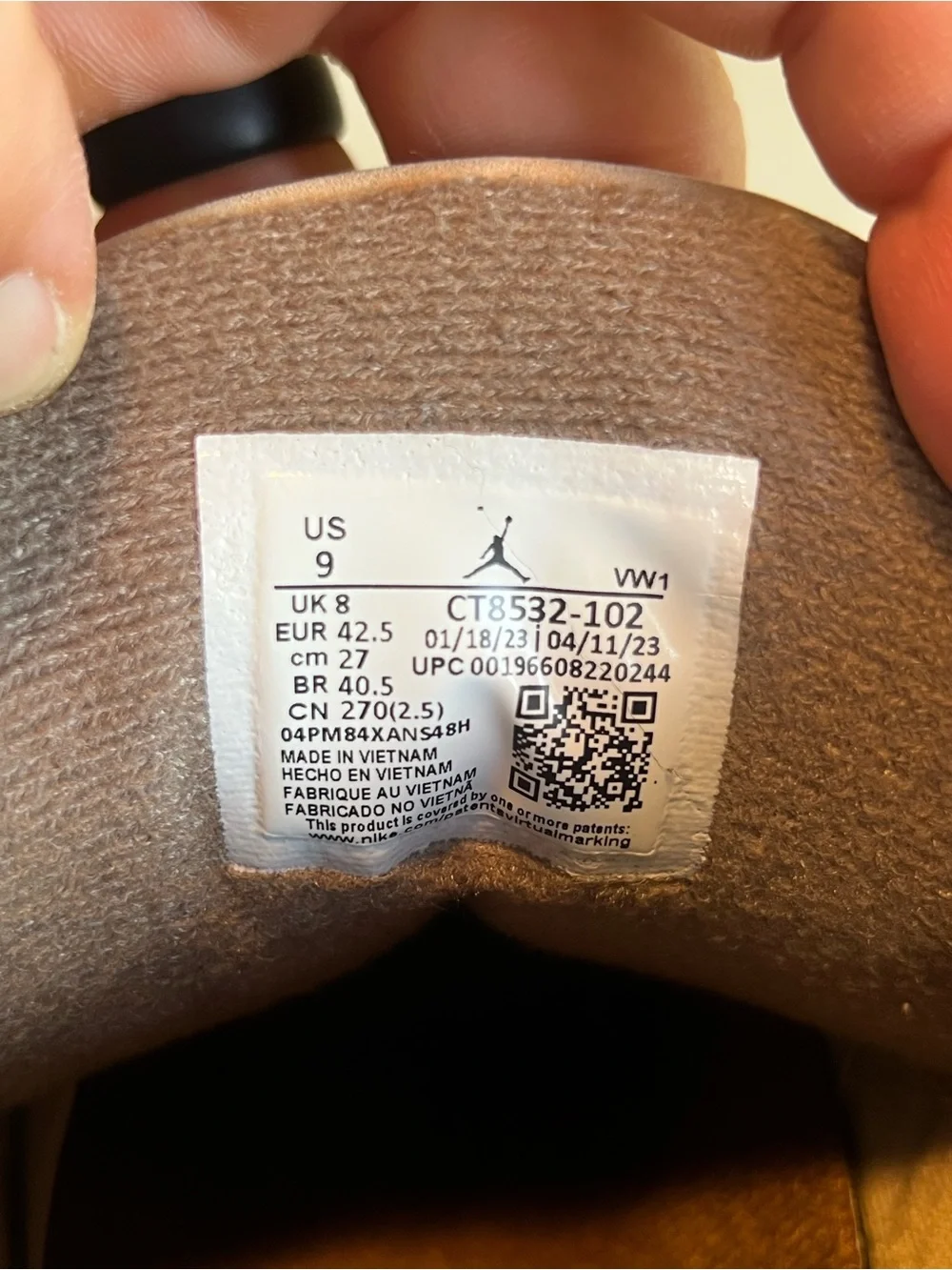 Air Jordan 3 Jordan - Brown/Metallic Gold